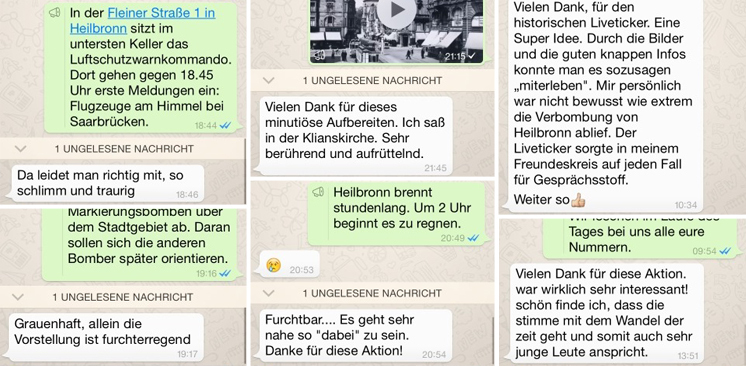 WhatsApp: Storyelling bei stimme.de | Feedback