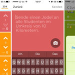 Screenshots Jodel App